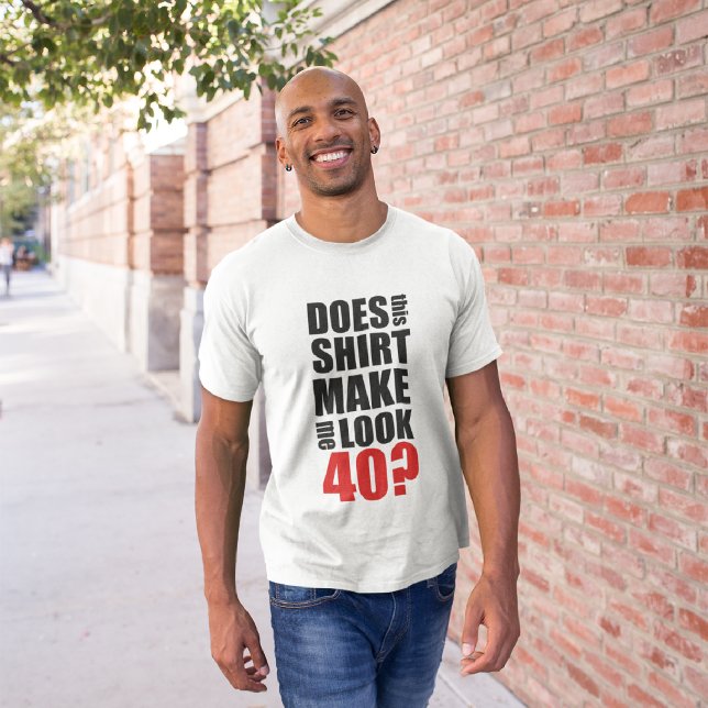 Funny T-shirt long manches 40e anniversaire (Créateur téléchargé)