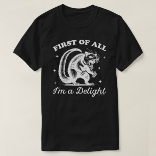 Funny T-shirt Opossum - Je suis un plaisir