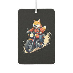 Funny T-Shirt, Shiba Inu, Motorcycle, Dog, Puppet, Air Freshener