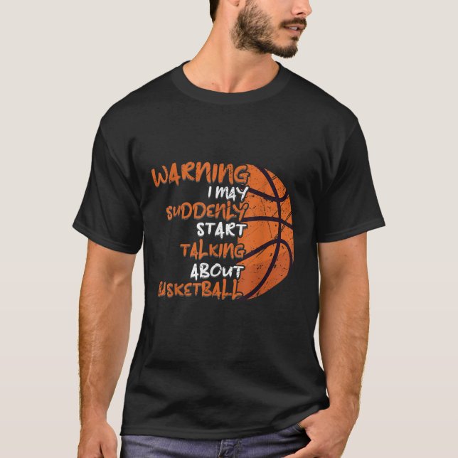 Funny T-shirt top de basket-ball (Devant)