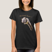 Funny T-Shirt with Happy Ostrich - Custom Text