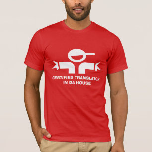 Funny t-shirt with quote for translator