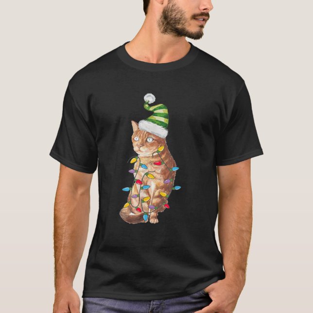 Funny Tabby Cat Clothes By GINIART Unisex Adults U T-Shirt (Front)