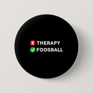 Funny Table Football Soccer Foosball Lover 2 Inch Round Button