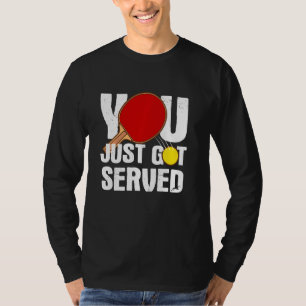 Funny Table Tennis For Men Women Ping Pong Player T-Shirt
