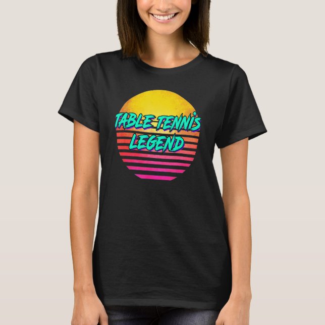 Funny Table Tennis T-Shirt (Front)