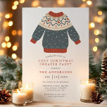 Funny Tacky Ugly Christmas Sweater Party Invitation<br><div class="desc">Funny Tacky Ugly Christmas Sweater Party Invitation. Personalize this custom holiday design with your own party details. Perfect for a family Christmas dinner or for a Corporate holiday party!</div>