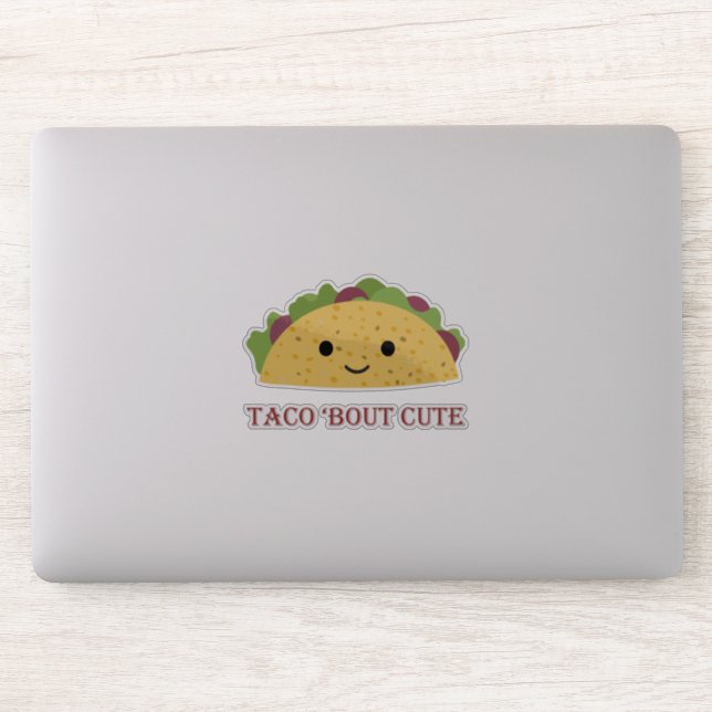 Funny Taco bout Cute Taco Pun and Cute Kawaii Taco (Computer)
