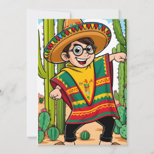 Funny Taco Cinco Postcard