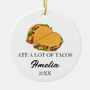 Funny Taco Gifts Ornament Custom Taco Lovers