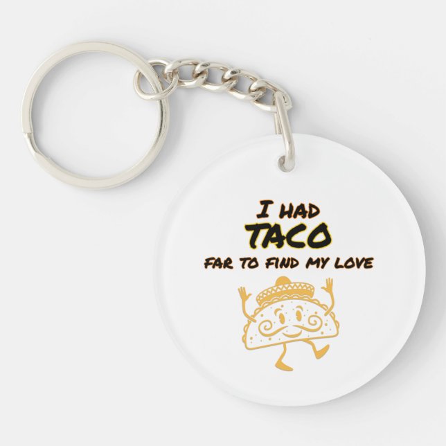 Funny Taco Keychain (Front)