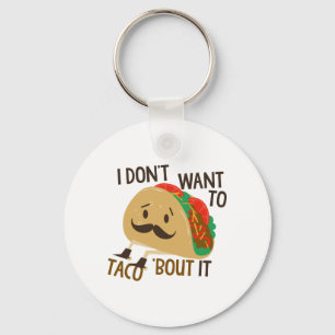 Funny Taco Keychain