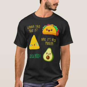 Funny Taco Nacho Avocado Guacamole T-Shirt