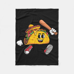 Funny Taco Playing Sell Mexican Food Lover Cinco D Fleece Blanket