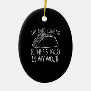 Funny Taco - This Ness Taco Funny Gym Ceramic Ornament