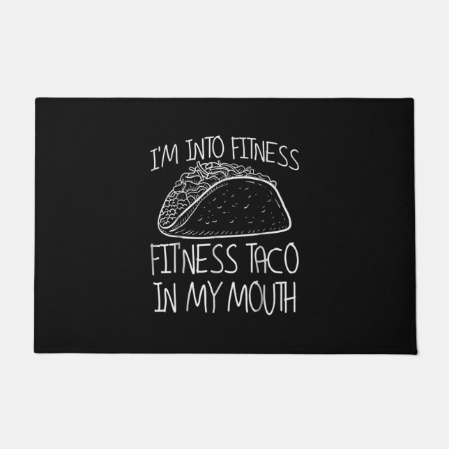 Funny Taco  -  This Ness Taco Funny Gym Doormat (Front)