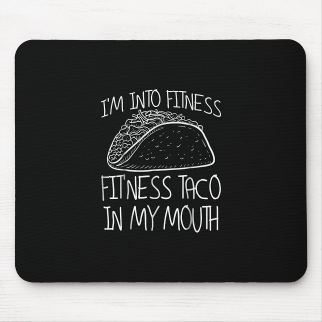 Funny Taco  -  This Ness Taco Funny Gym Mouse Pad (Front)