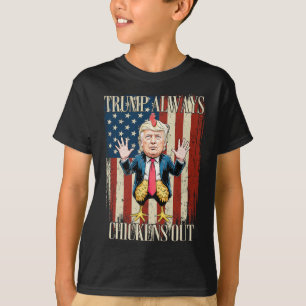 Funny Taco Trump Always Chickens Out T.a.c.o Shirt