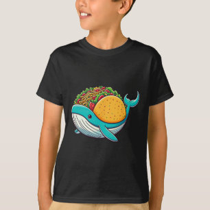 Funny Tacos Whale Ocean Kids Mens Womens Cinco De T-Shirt