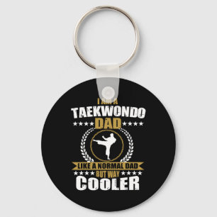 Funny Tae Kwon Do Fighter Dad Taekwondo For Men Ko Keychain