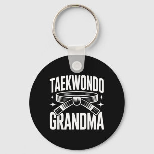 Funny Taekwondo Grandma Keychain