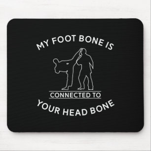 Funny Taekwondo Karate Kickboxing Martial Arts Lov Mouse Pad