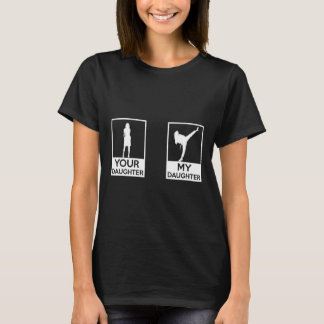 Funny Taekwondo Mom Dad Martial Arts Karate-girls T-Shirt