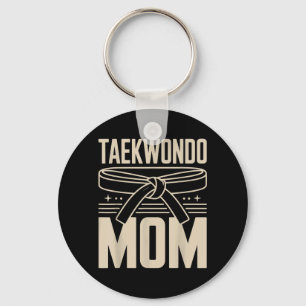 Funny Taekwondo Mom Keychain
