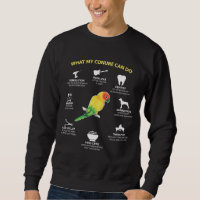 Funny Talented Sun Conure Bird Lover