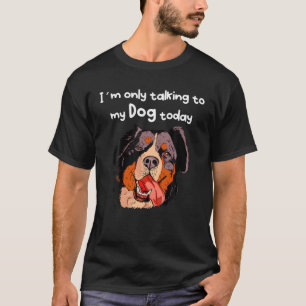 Funny Talks With My Dog Face T-Shirt
