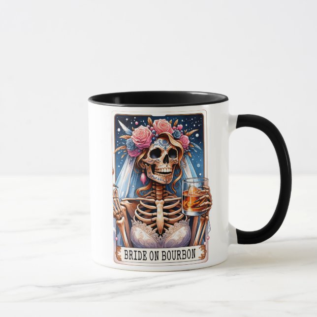 Funny Tarot Card/Bride Of Bourbon Mug (Right)