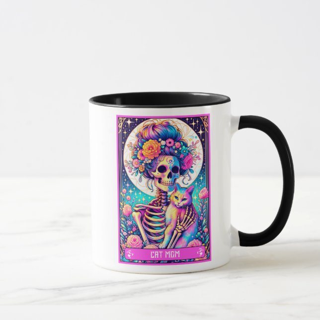 Funny Tarot Card/Mother's Day/Cat Mom Mug (Right)
