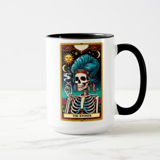 Funny Tarot Card/The Stoner Mug (Right)