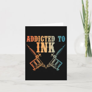 Funny Tattoo Artist Art For Men Women Tattooed Tat Card