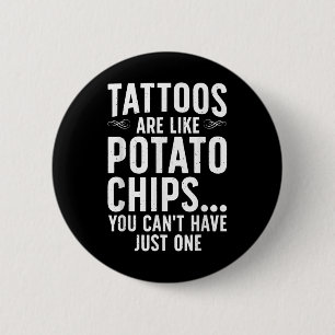 Funny Tattoo Design For Men Women Tattooist Tattoo 2 Inch Round Button