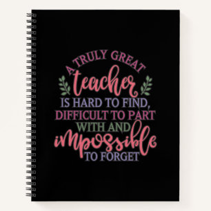 Funny Teacher Appreciation Day Ideas Notebook