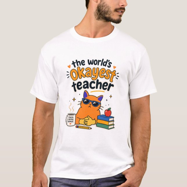 Funny Teacher Appreciation Design T-Shirt (Front)