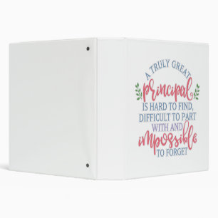 Funny Teacher Appreciation Principal Binder