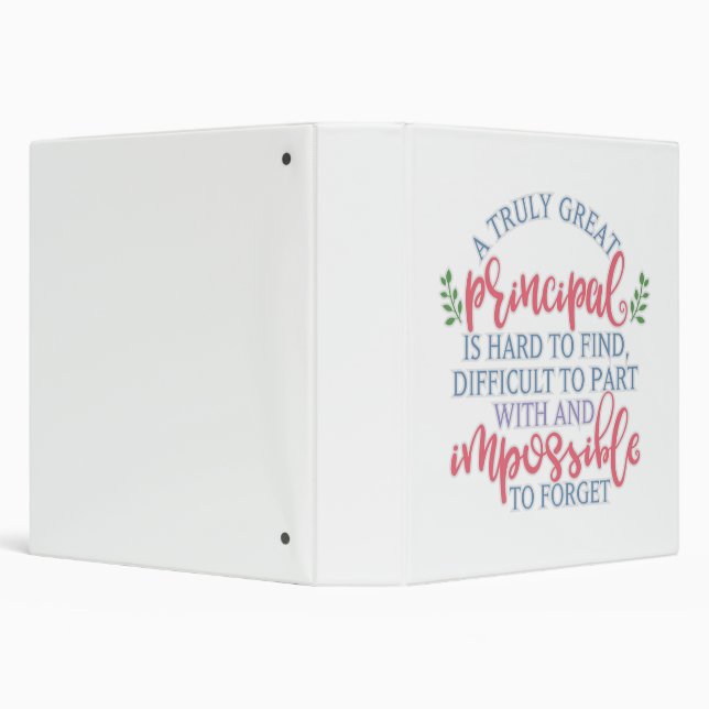 Funny Teacher Appreciation Principal Binder (Background)