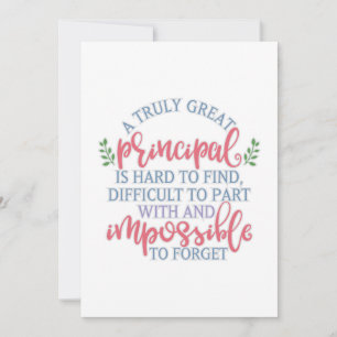 Funny Teacher Appreciation Principal Card