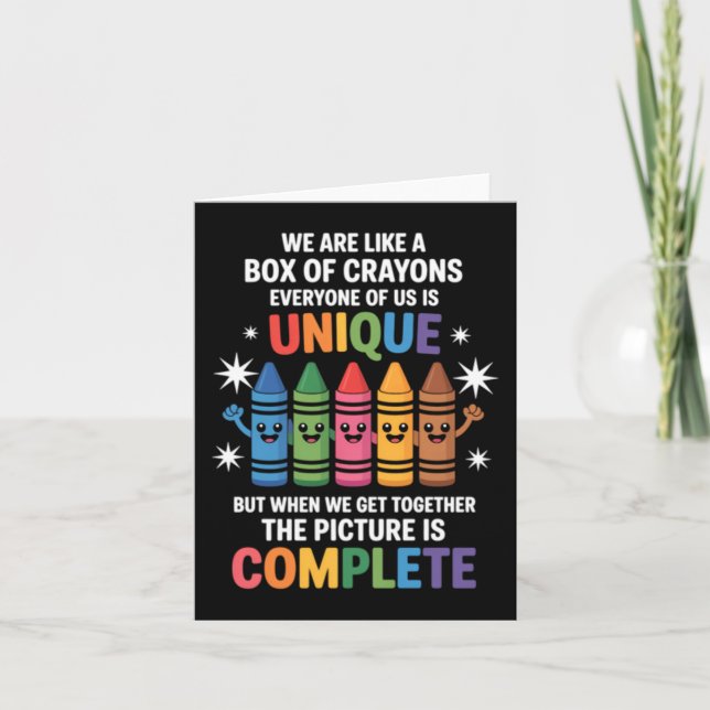 Funny Teacher Back To School Card (Front)