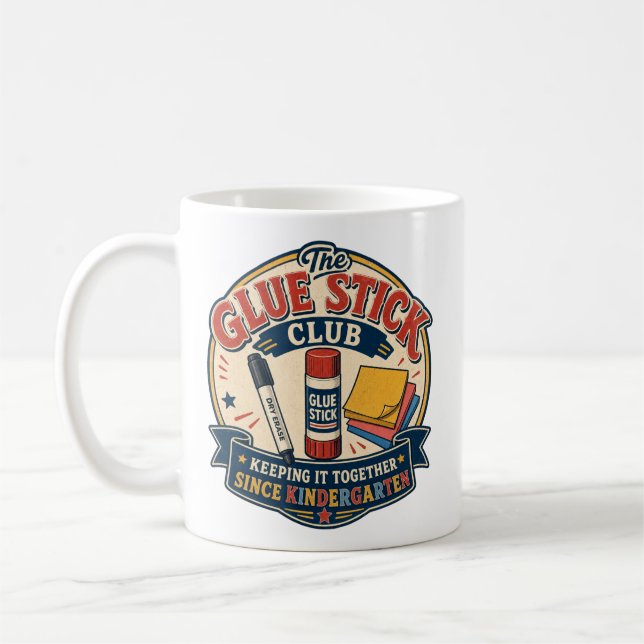 Funny Teacher Classroom Design Coffee Mug (Left)