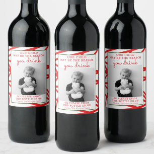 Funny Teacher Gift Wine Label - Christmas Gift