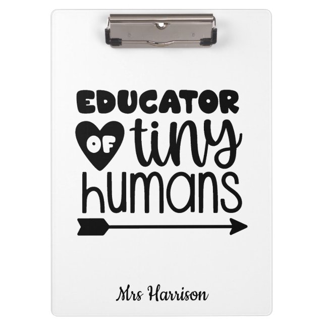 Funny Teacher personalized gift Notebook Clipboard (Front)