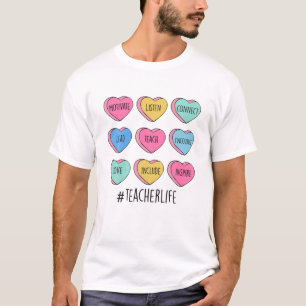 Funny Teacher Valentines Day Special Education Tea T-Shirt