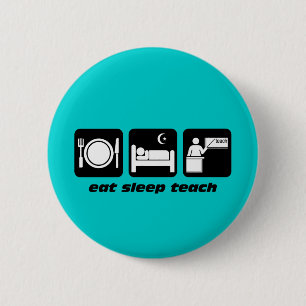 Funny teachers 2 inch round button