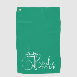 Funny Teal Golf Joke Towel