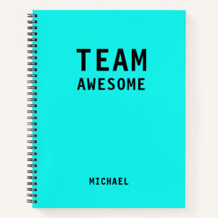 Funny Team Personalized Notes Office Meeting Notebook