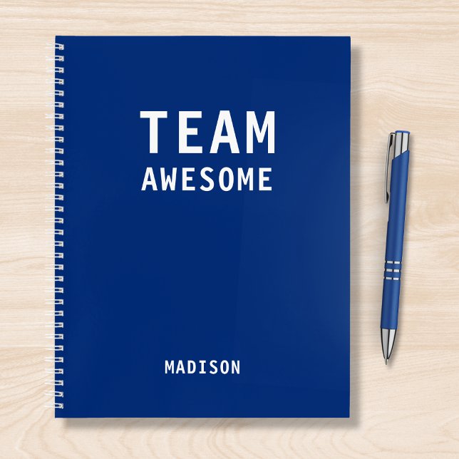 Funny Team Personalized Notes Office Meeting Notebook (Creator Uploaded)