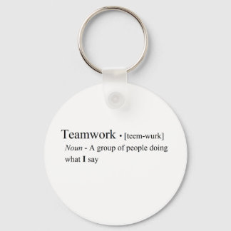 Funny Teamwork Products Keychain